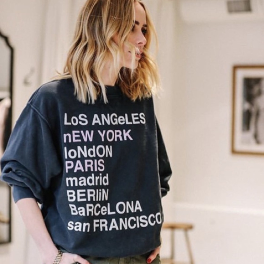 Anine Bing City Love Sweatshirt